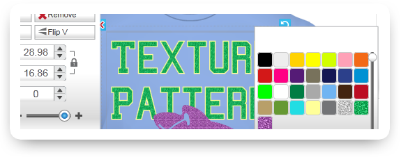 Use Texture Pattern as Printing Color