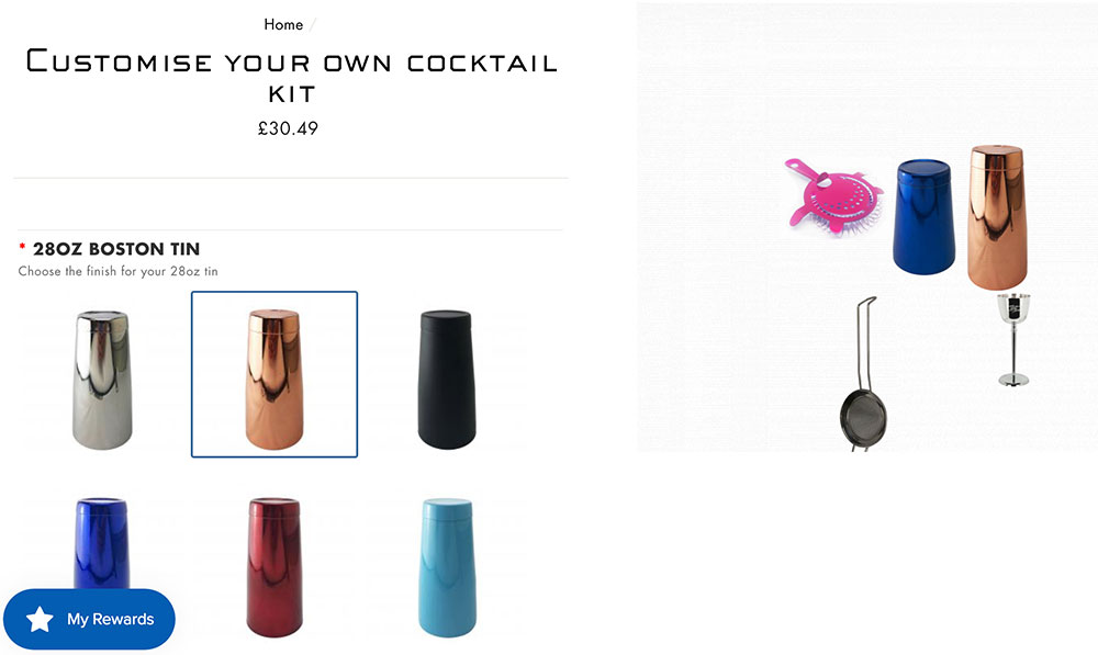 Customise your own cocktail kit