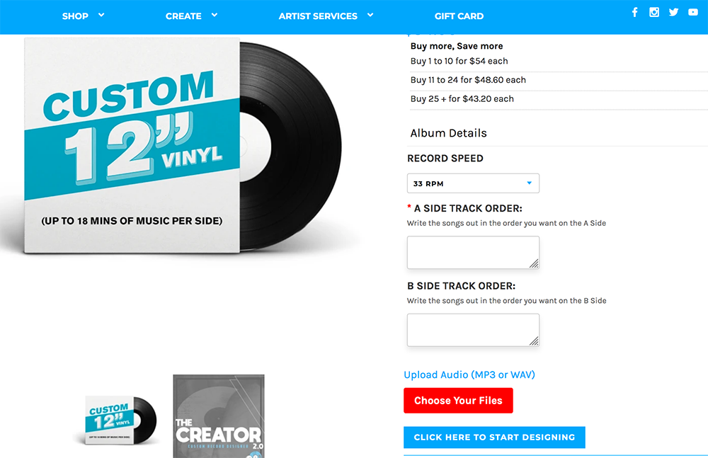 Make your own Lathe Cut Vinyl Record