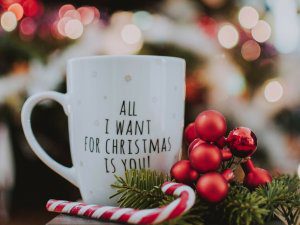  A customized Christmas mug 