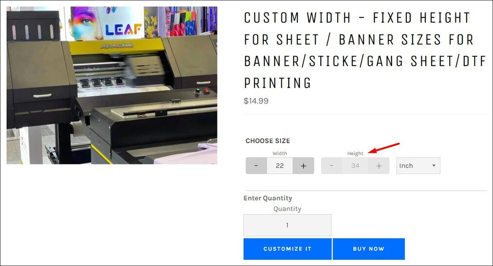 Dynamic Print Canvas Sizing On Shopify