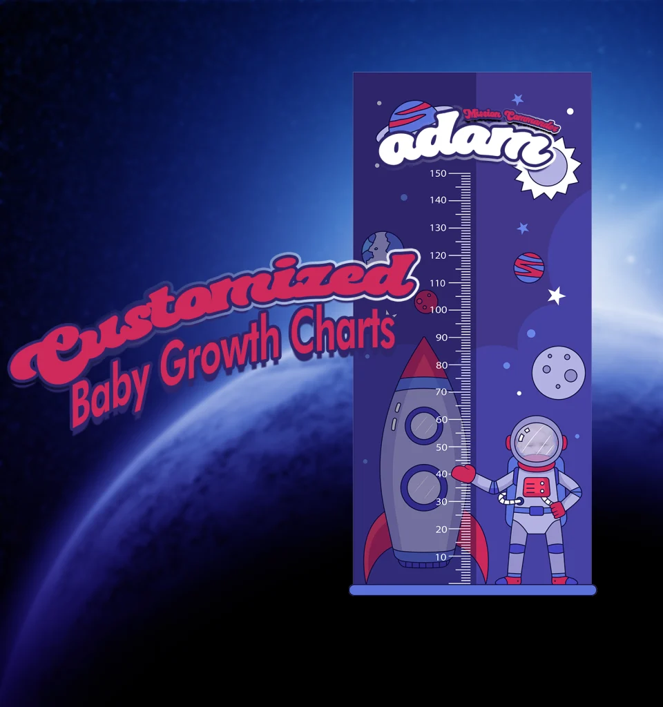 Baby Growth Chart, an Affordable Personalised Baby Gifts